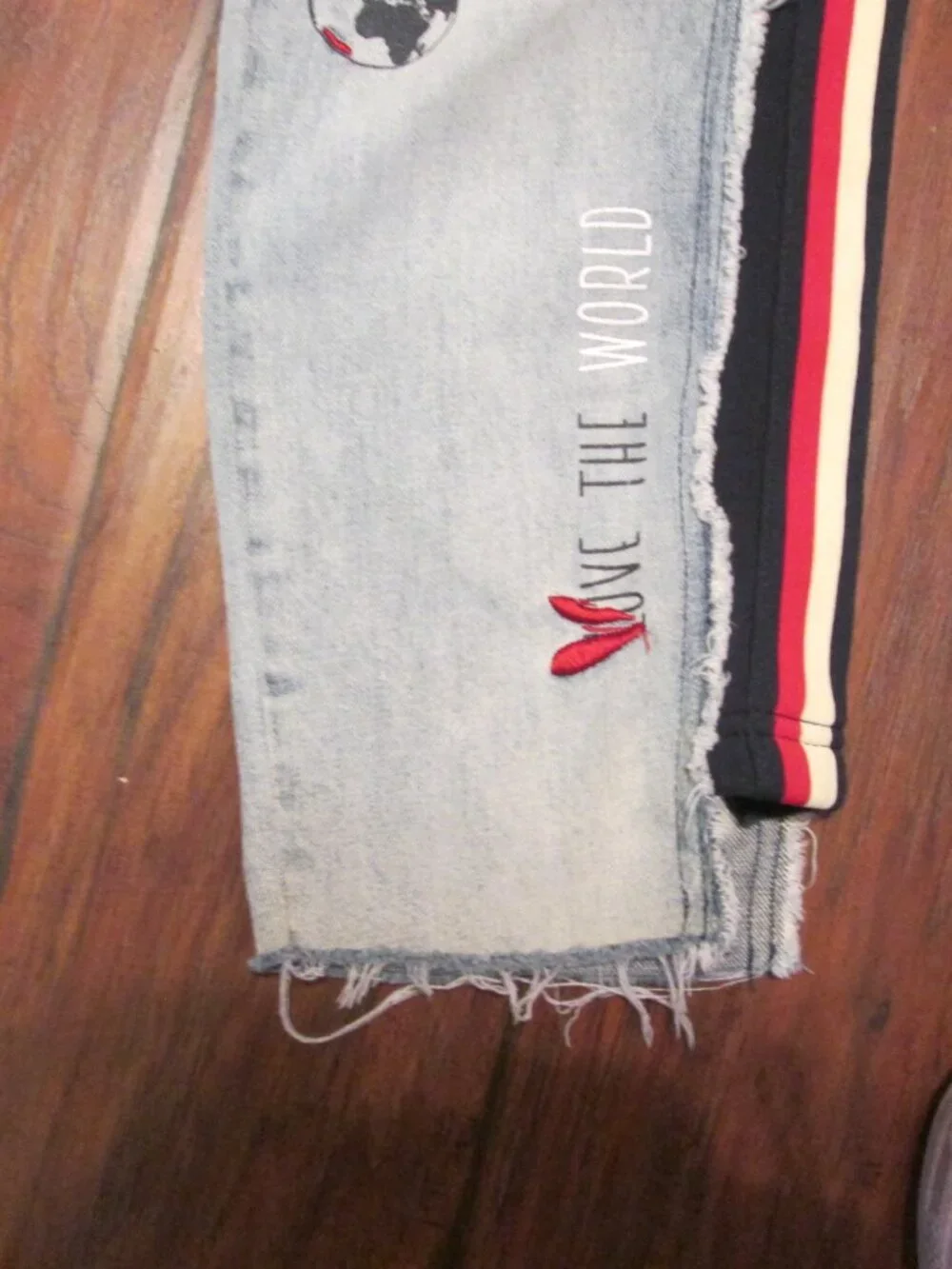 Desigual Men's Athletic Inspired Flipped Logo Jeans Size M (32)